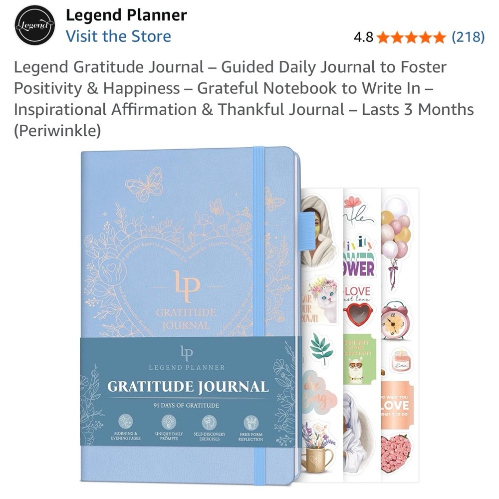 NEW/SEALED Legend Gratitude Journal – Guided Daily Journal